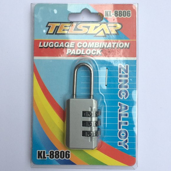 New combination lock padlock for travel Luggage locker storage - Picture 1 of 4